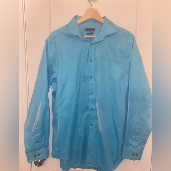 Light Blue Calvin Klein Button Up - Picture 3 of 3
